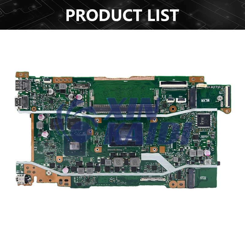 Imagem -04 - Placa-mãe Portátil para Asus Notebook Mainboard r3 Cpu 4g Ram X509dl X409dl X409da X409dj X509da X509dj