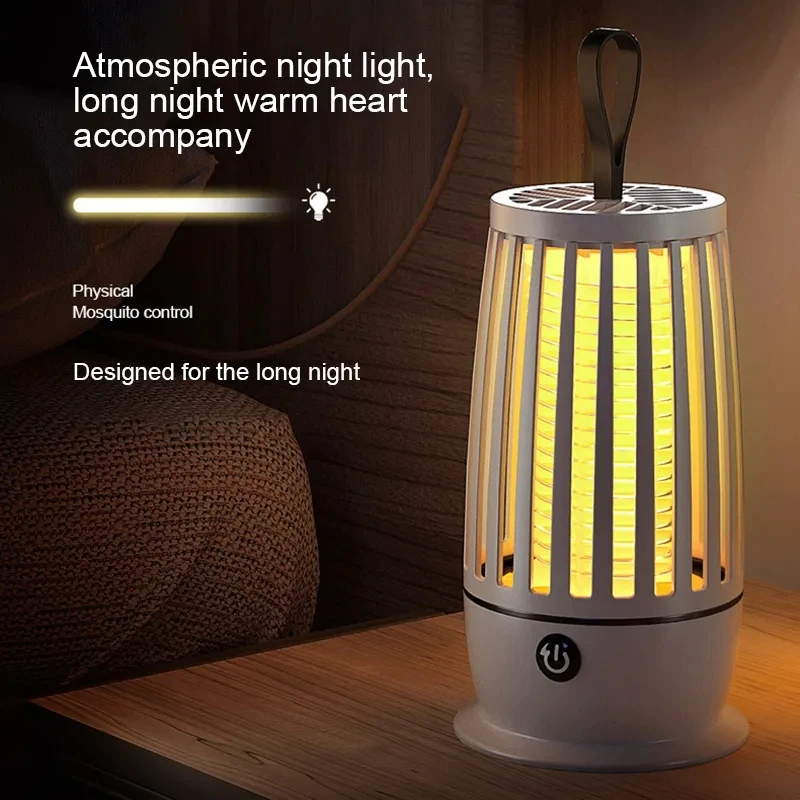 Mosquito Killer Lamp Insect Repellent Radiation Less Mute Electric Insect Trap Usb Charging Outdoor Mosquito Killer Repellent image 3