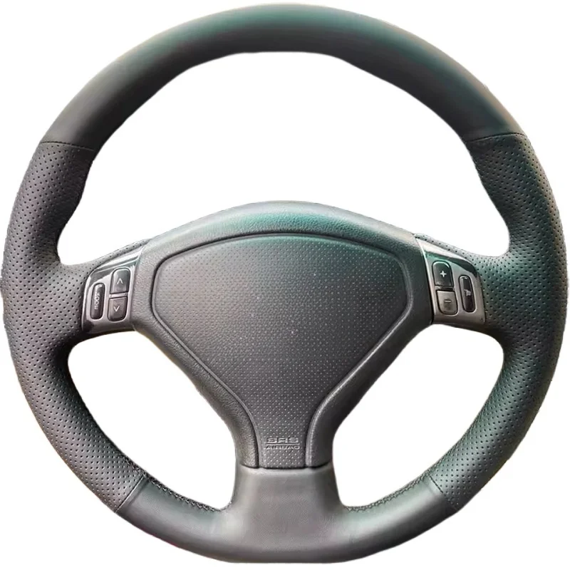 

Custom Car Steering Wheel Cover Microfiber Leather For Subaru Forester Outback Legacy 2004-2007 Car Interior Car Styling