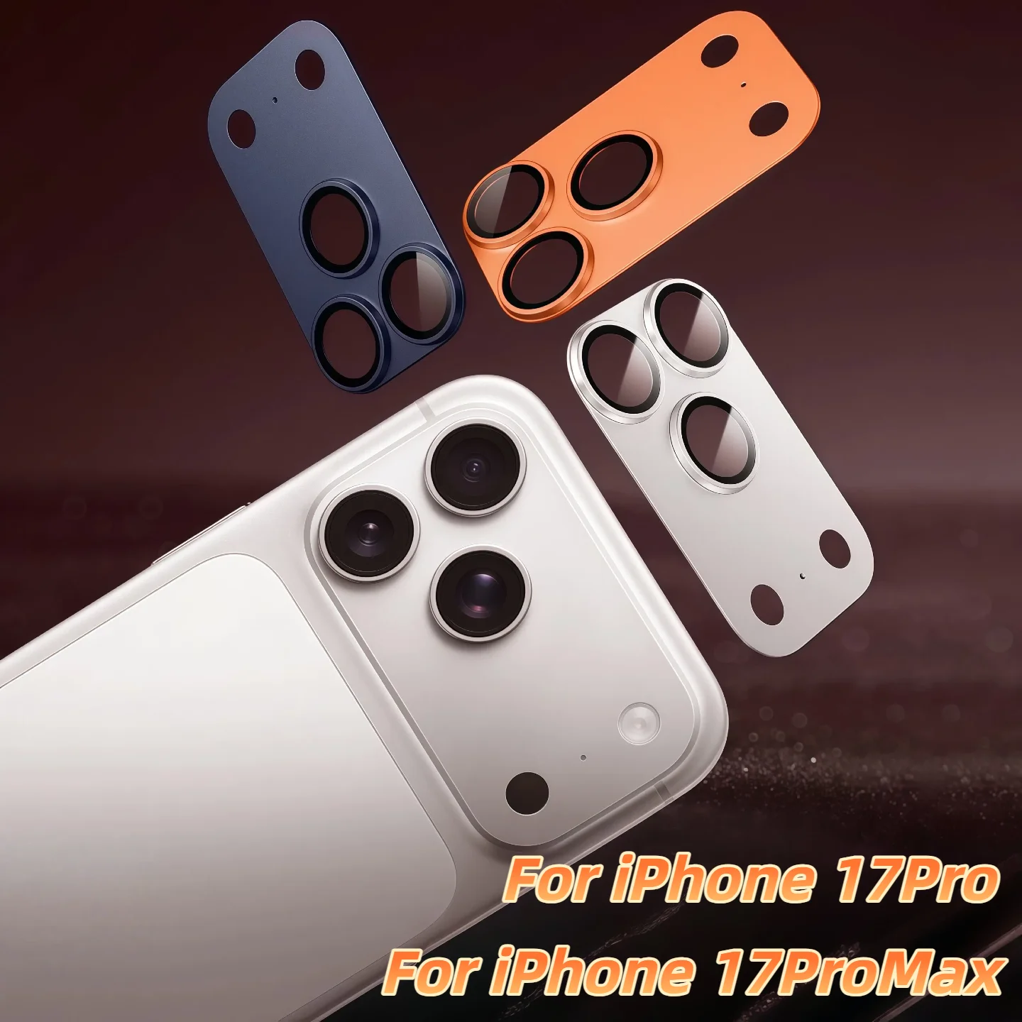 

Compatible with iPhone 17 Pro Max - Full Coverage AR HD Anti-Scratch Camera Lens Protector for iPhone 17 Pro