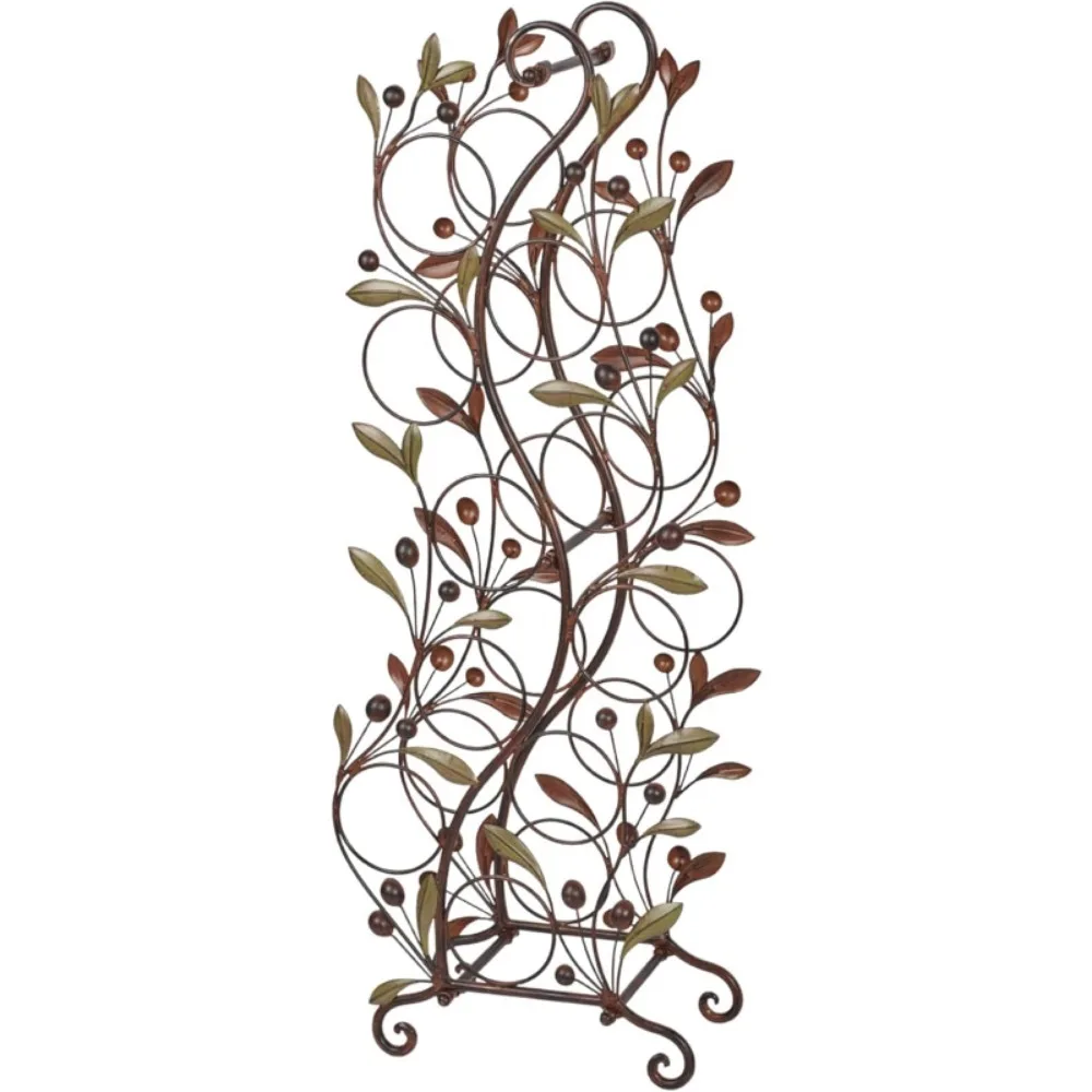 

Винная полка Sage из металла, окрашенная вручную, винтажный держатель для хранения на 10 бутылок