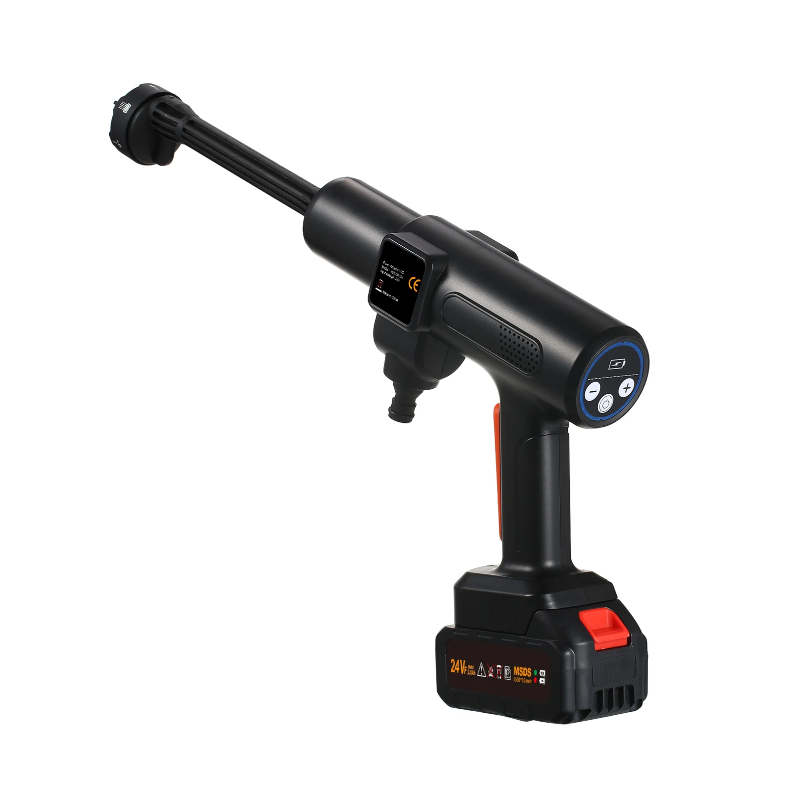 

Ручной очиститель высокого давления, аккумуляторная батарея 1500*10 мАч, несколько режимов впрыска, пистолет для мойки автомобилей высокого давления