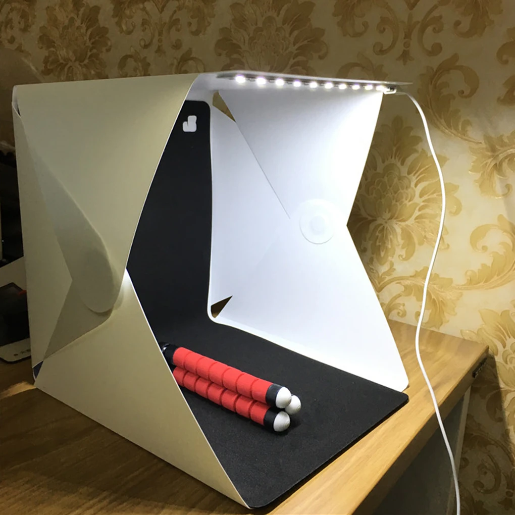 

Portable Folding Lightbox Photography Studio Softbox LED Light Soft Box Tent Kit for Camera Photo Background