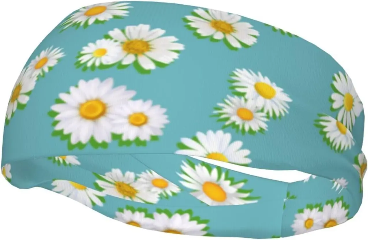 

Daisy Grey Unisex Headband Sports Sweatbands Hair Band