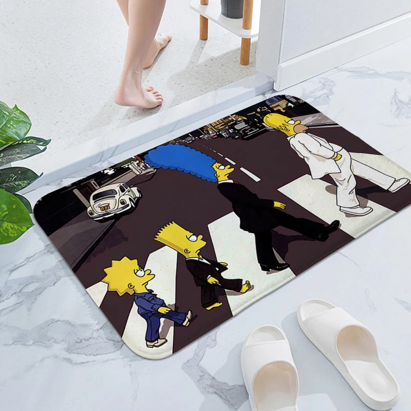 Custom Rug A-Simpsons Useful Things for Home Decorations Carpets for Living Room Carpet for Entrance Door Kitchen Treadmill Rugs