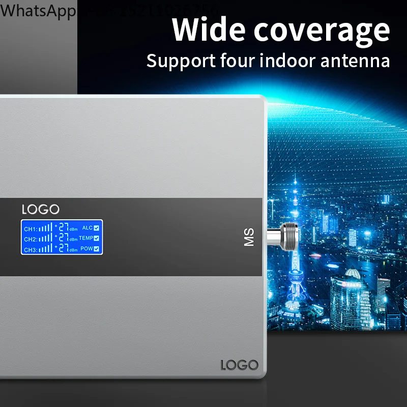 New Tri Band 900/1800/2100 mhz 2g 3g 4g Gsm signal Boosters Repeater Phone signal Booster for Home Office