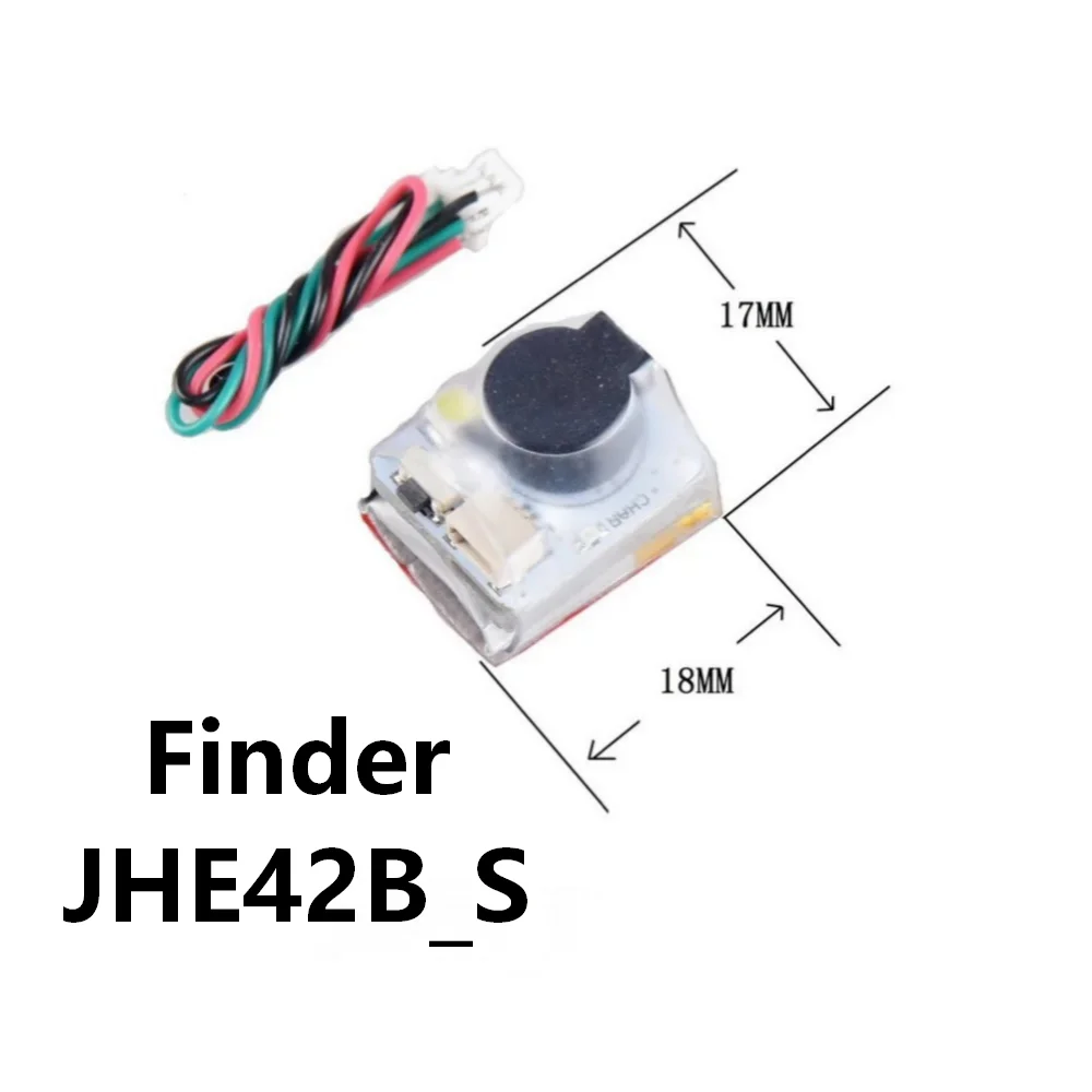 BB Buzzer Finder JHE42B JHE42B_S JHE20B 5V Super Loud Tracker 110dB With LED Buzzer Alarm For FPV Racing Drone Flight Controller - view 6