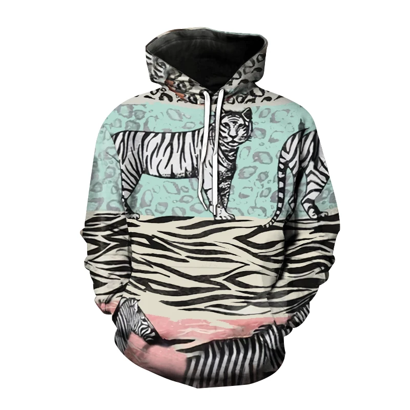 

Abstract Animal Texture Leopard Pattern Women's Hoodies Long Sleeve 3D Print Unisex Funny Sweatshirts Spring Streetwear Fashion