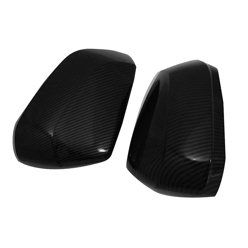 1Pair Rearview Mirror Cover Side Wing Mirror Trim Caps For  Q2 Q3 2019-2023 Paste Shell Protect Frame ABS Carbon