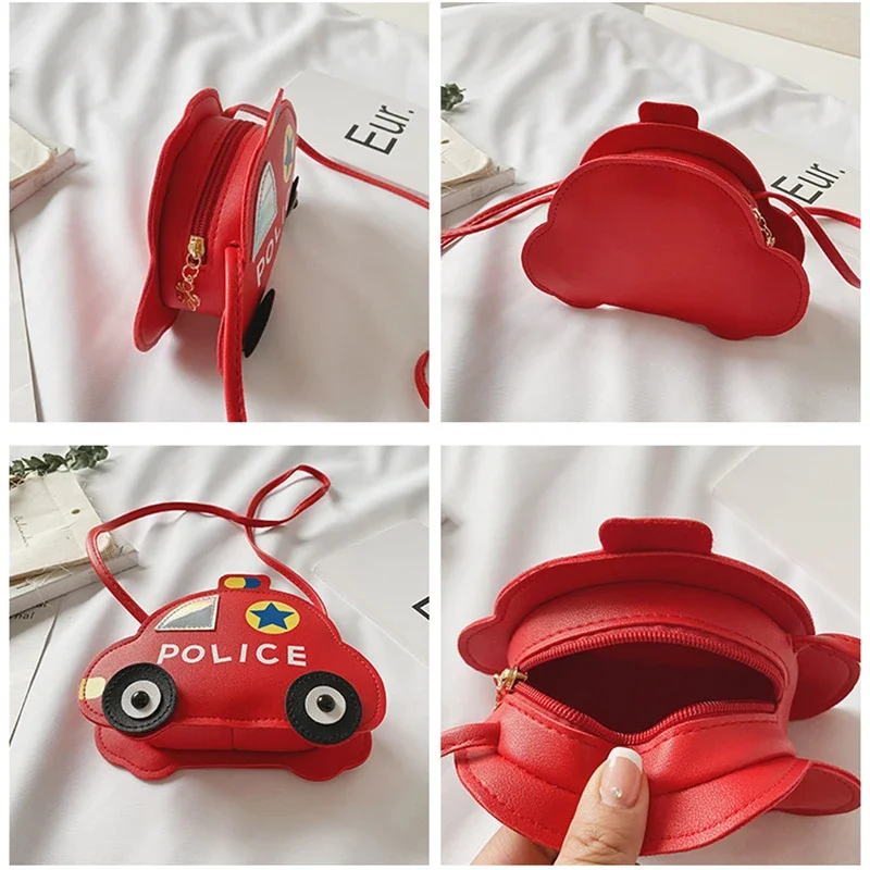 Süße Kinder Umhängetaschen Cartoon Auto Geldbörse für Kinder Baby Mini Schulter Umhängetasche Jungen Mädchen Zubehör Handtaschen