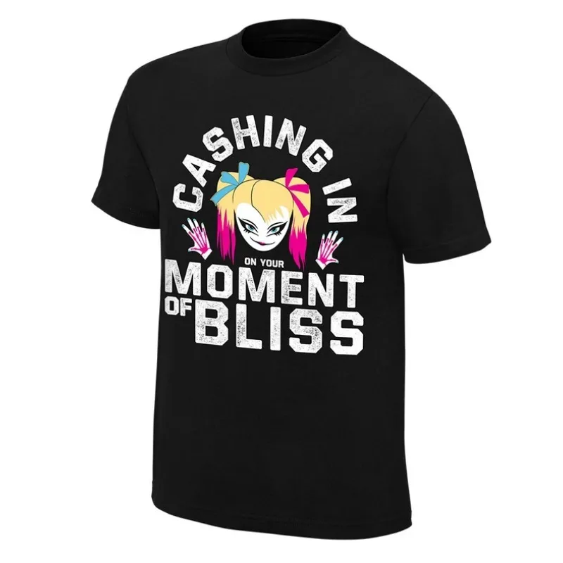 Alexa Bliss Merch 2026 T-shirt unisexe pour hommes, hauts à manches courtes, vêtements à la mode, hauts décontractés Y2K