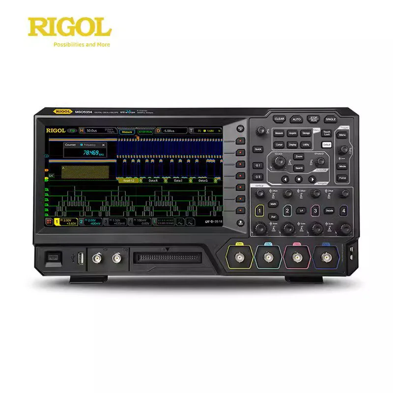 리골 디지털 오실로스코프 - 100MHz 4채널 MSO5104/5204/5354/5074/5072, 8GSa/s 샘플링 속도
