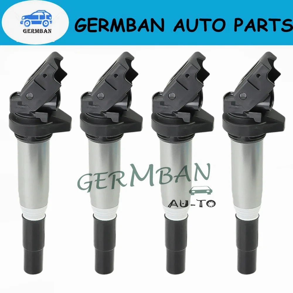 

12137559842 UF667 4PCS Ignition Coils for BMW 328i 335i 435i 525i 528i X1 X3 X5 X6 Z4 M2 M4 M8 12138616153
