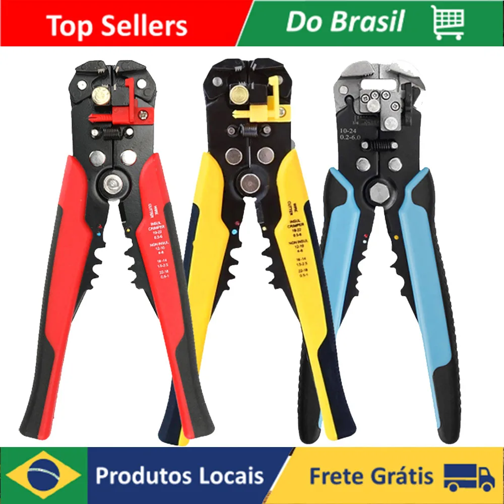 Electrician Automatic Stripping Cutter Cable Wire Stripper Tools Pliers Wire Crimping