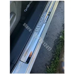 Car Accessories For Nissan Qashqai Door Sill J11 Scuff Plate Stainless Steel Door Sills Pedal Car Styling Sticker 2015 2017 2019