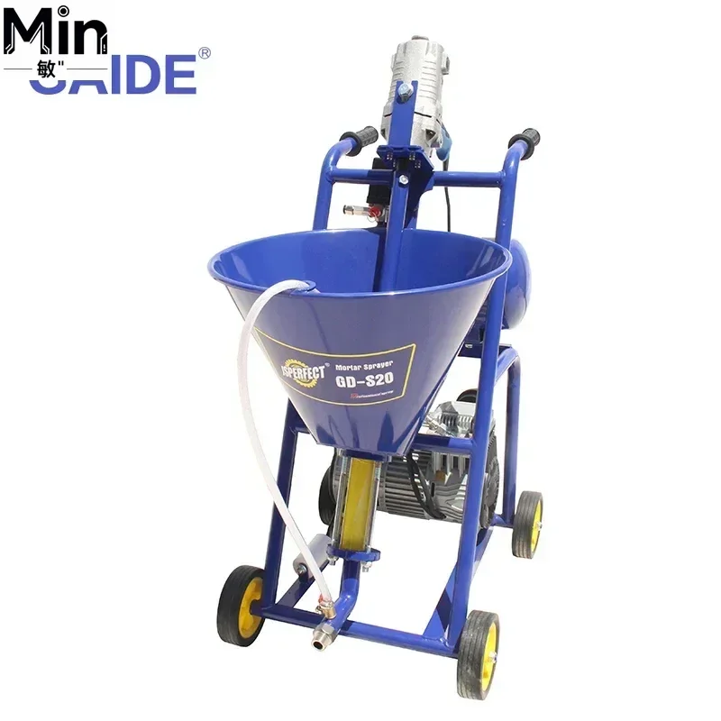 S20 Portable Cement Grouting Mortar Sprayer Machine for Construction Concrete Spraying