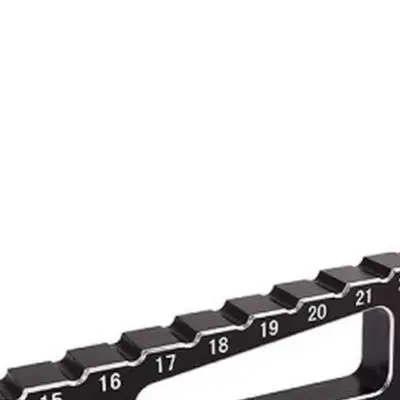 14-30mm Metal Car Height Gauge Scale Ruler For 1:8 RC Road Vehicle Model With Light Sound Recording Function CNC Machined Tool