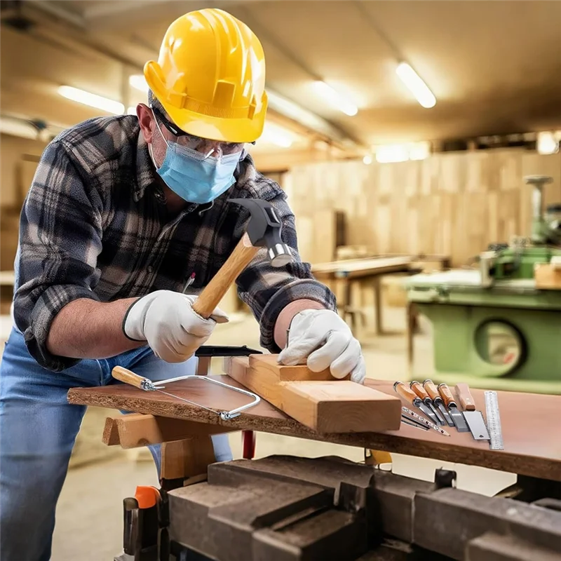 Set di strumenti per la lavorazione del legno 1/4", 1/2", 3/4" e 1" Lama per la lavorazione del legno da 6 pollici Sega per colpire-A09I