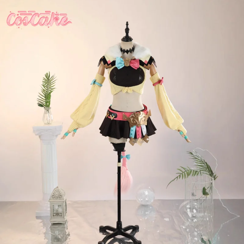 

Genshin Impact Varesa Cosplay Costume Skirt Headwear Tail Natlan Collective of Plenty Halloween Party Women Girls Carnival