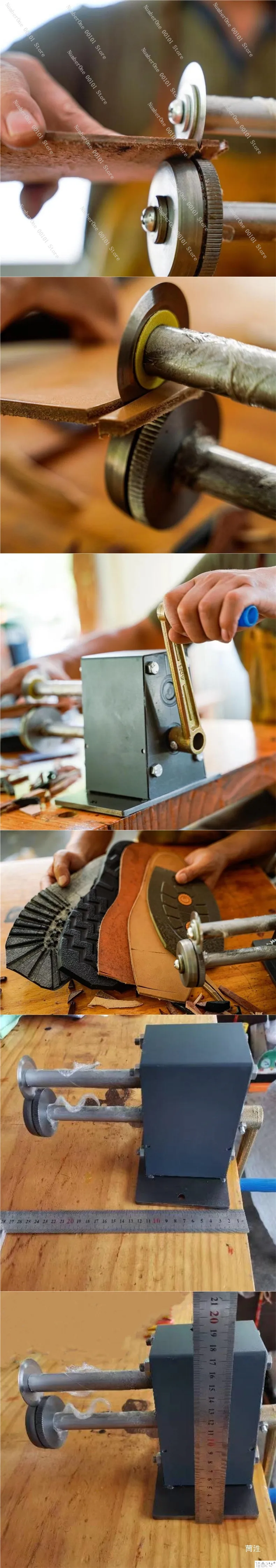 Handmade shoe making tools Cowhide outsole cutting machine Rubber sole cutting Handmade shoe leather sole making tools cutting