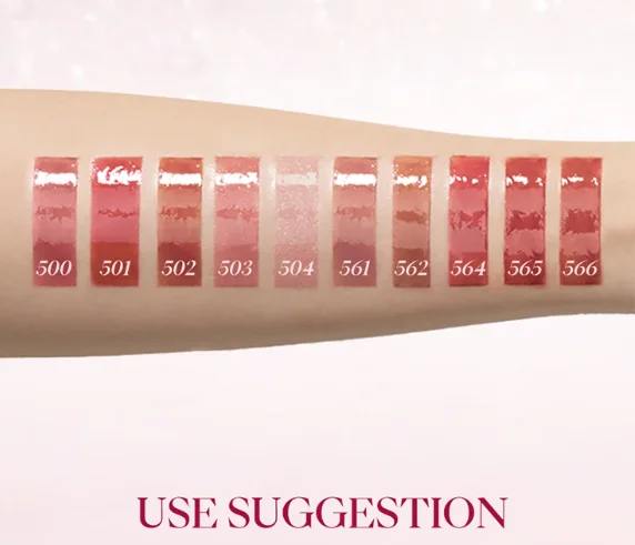 JOOCYEE Rosa Névoa Batom Batom Fosco Branco Oro Espelho Água Luz Lip Glaze