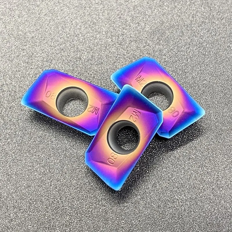 High Quality Carbide APMT1604PDER-H2/M2 Turning Tool Blue Flame Series CNC Milling Blades APMT1604 M2 LY7010 APMT1604 H2 LY7010