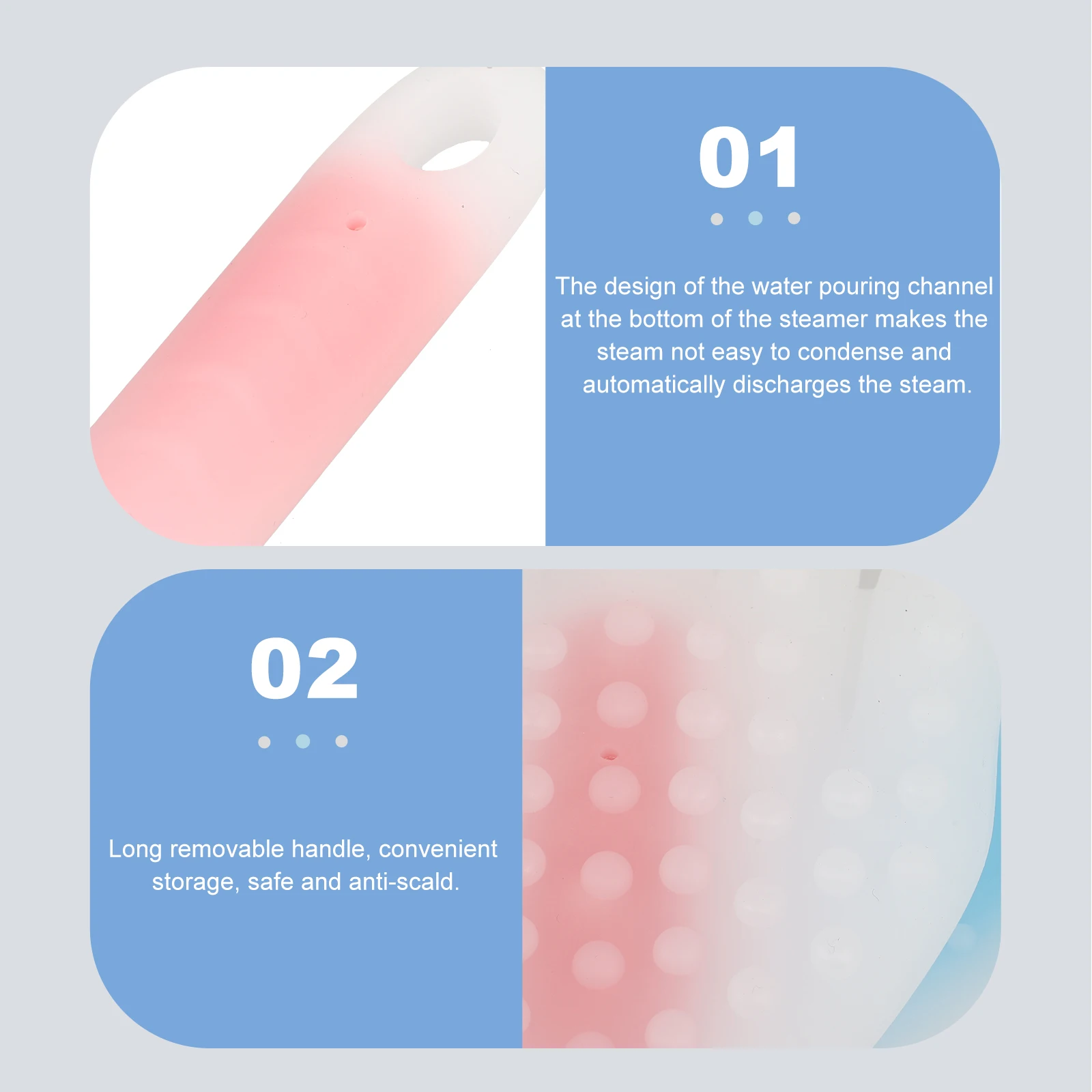 

2Pcs Pat Silicone Massage Pats Lightweight Palm Shape Meridian Beating Pats for Shoulder Neck Back Foot Body