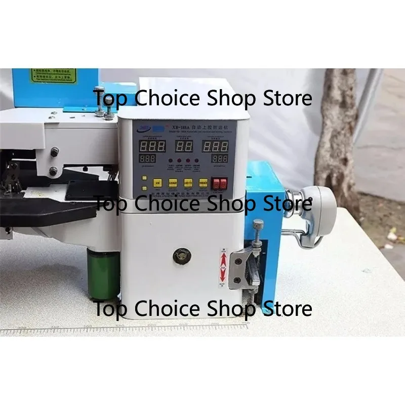 Automatic Edge Creasing & Folding Machine for Leather & Fabric