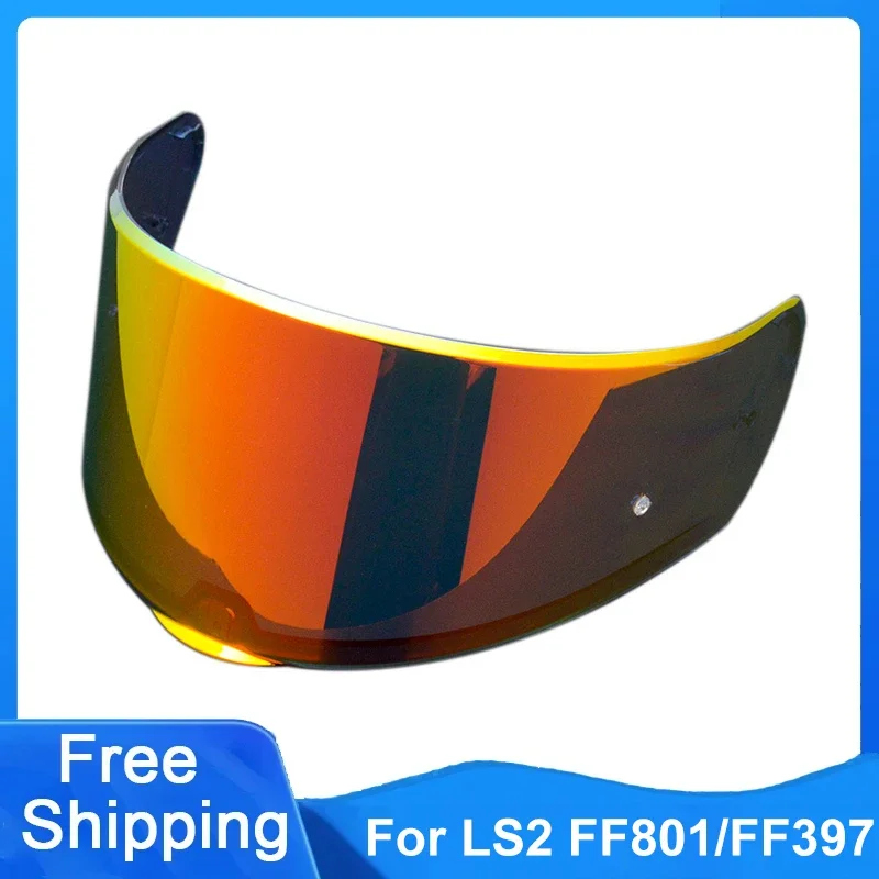 Original LS2 FF397 FF801 Helmet Visor Clear/dark Smoke/ Silver/rainbow Only for LS2 VECTOR Helmet Model Lens