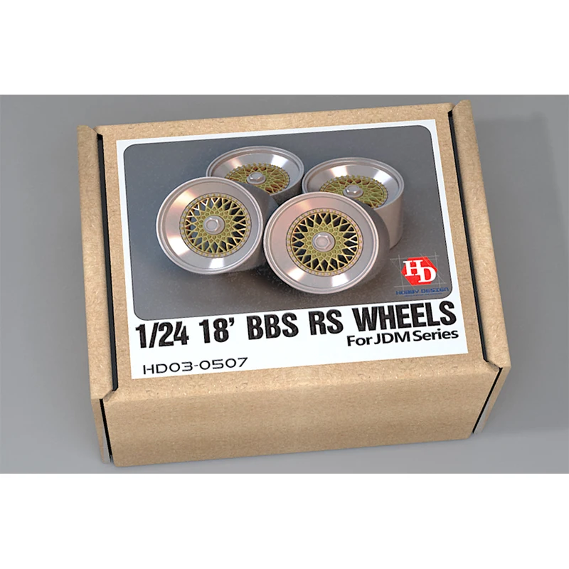 

Hobby Design HD03-0507 1/24 18' RS Wheels For Jdm Series Hobbyist Gift Hand Made Arts for Professional Adults