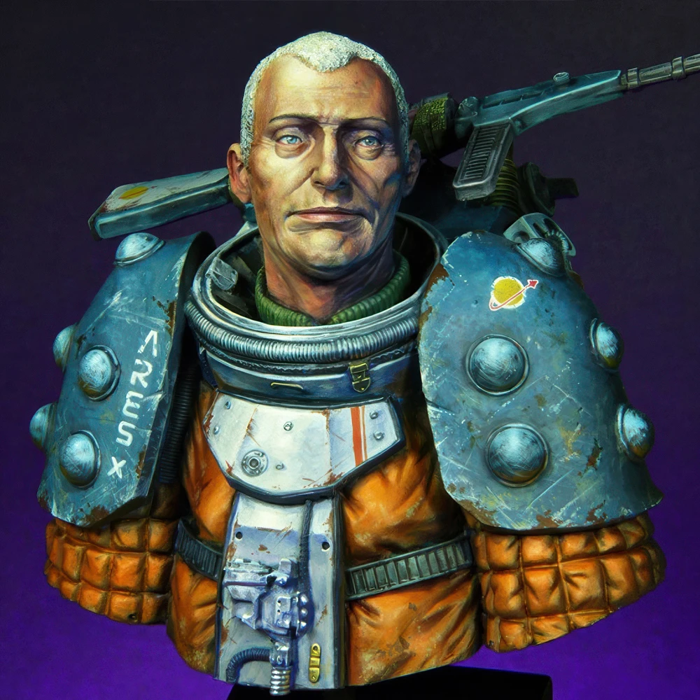 

Resin Model figure Bust, 1/10 Space Drifter, Lone Wanderer, GK, Science fiction theme, Unassembled and unpainted kit