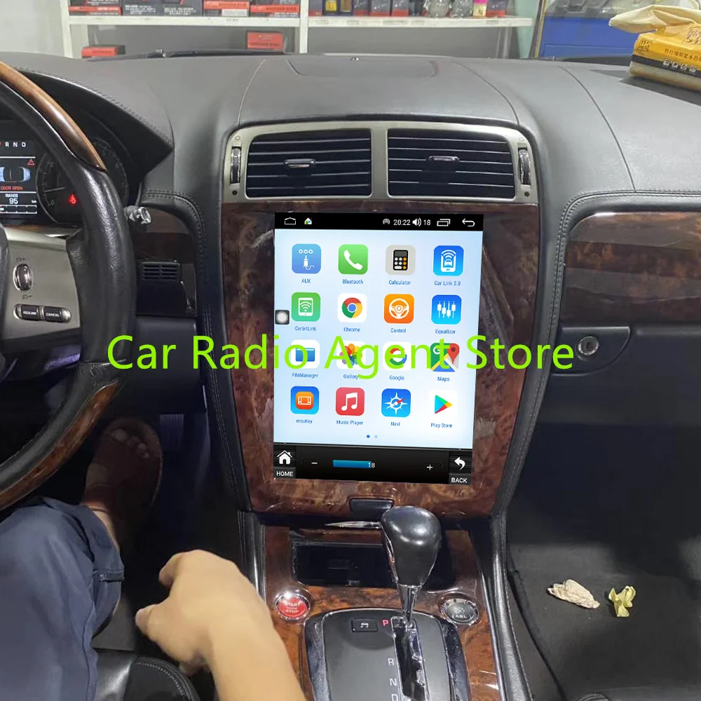 Android 12 CARPLAY 8G128G for Jaguar XK XKR XKR-S 2006-2013 in car multimedia player GPS Radio navigation