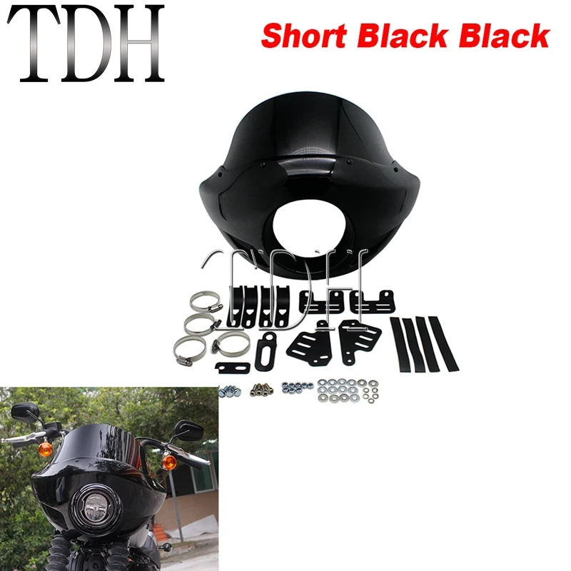 5 3/4 "Koplamp Kuip Voor Harley Sportster Xl883 Xl1200 Iron 48 72 Road King Electra Glide Dyna Low Nightster Fxd Cafe Racer