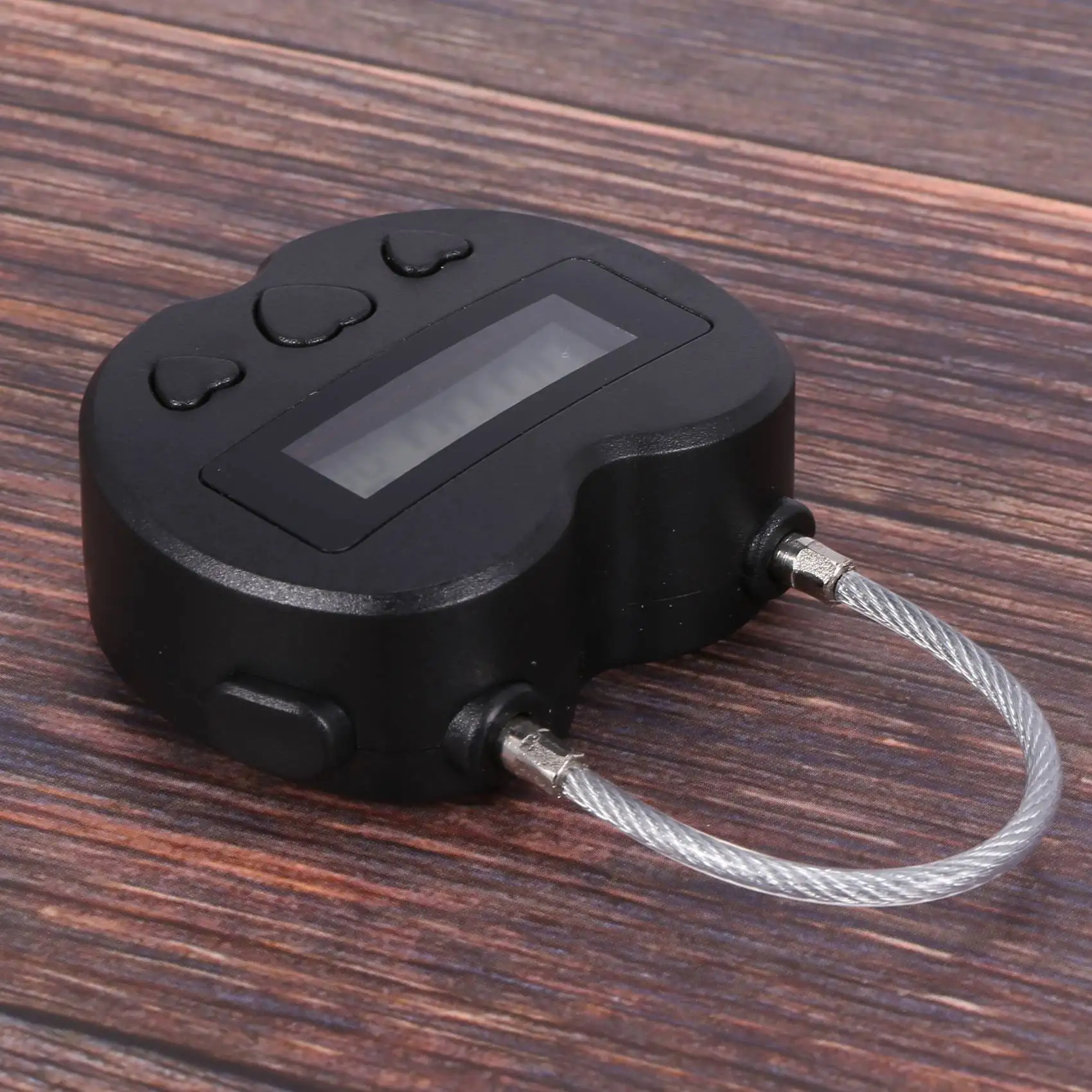 

LBER 2X Smart Time Lock LCD Display Time Lock Multifunction Travel Electronic Timer,USB Rechargeable Temporary Timer Padlock