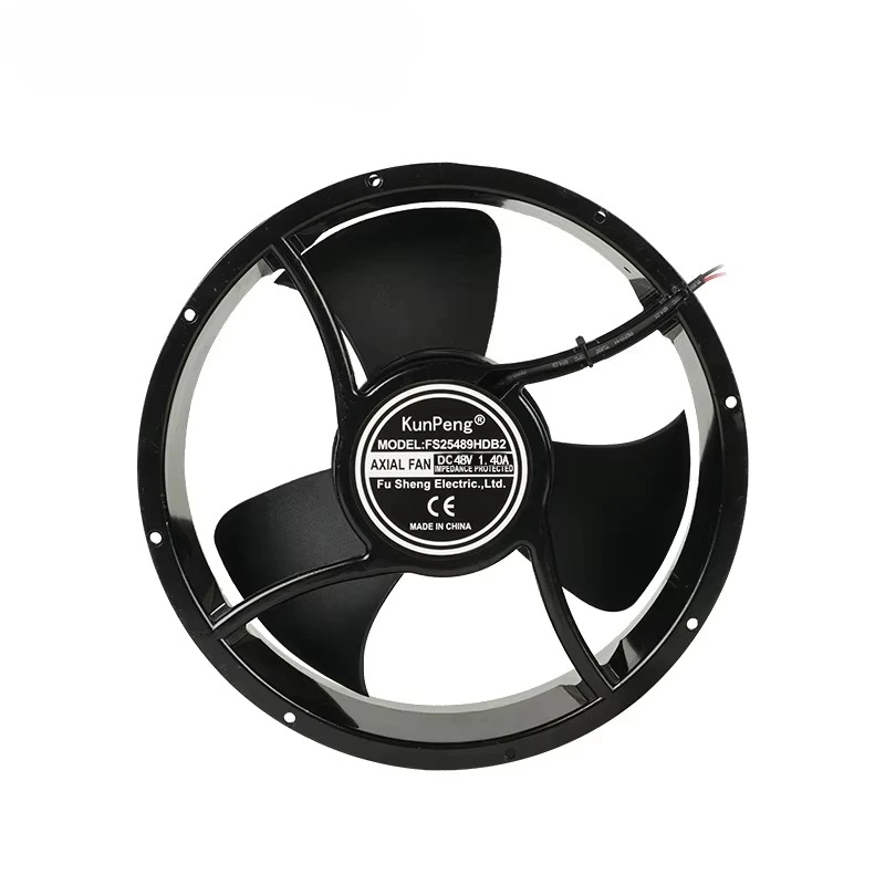 

Large Exhaust Fan 25489 10inch High Cfm Round Motor 48v Dc Brushless 50/60HZ Axial Flow air Cooling Fan