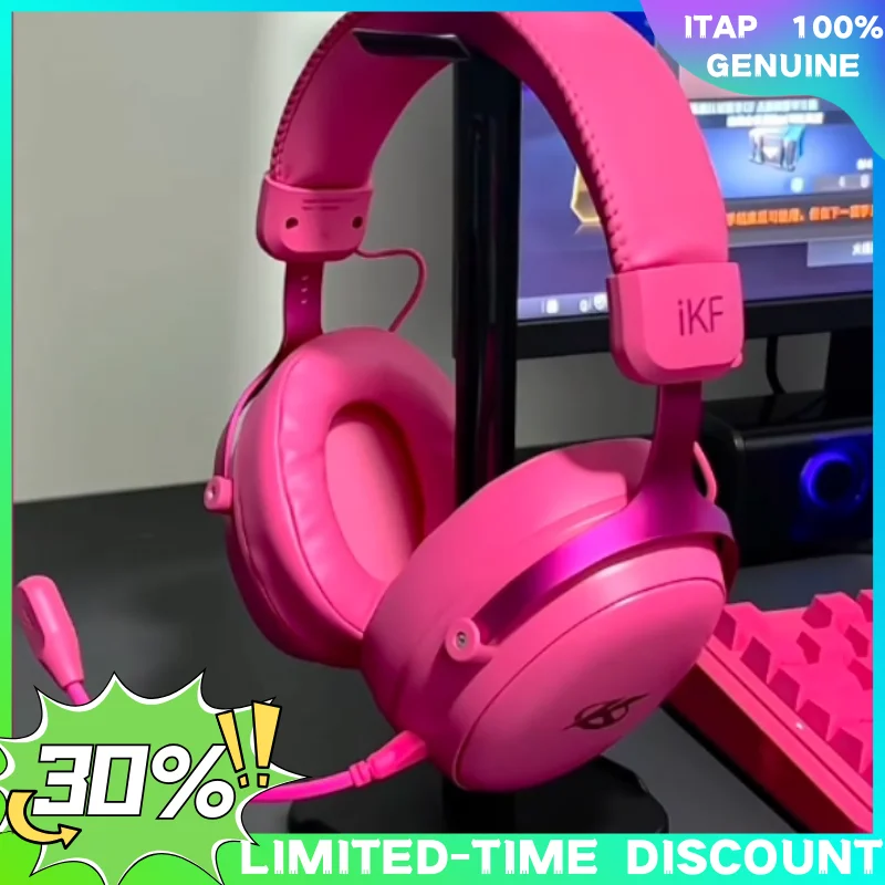 

Новые беспроводные Bluetooth-наушники IKF V11 Pro 2,4G, игровая проводная гарнитура, время воспроизведения 125 часов, 3,5 мм для IOS/Android PC 8, игровые наушники