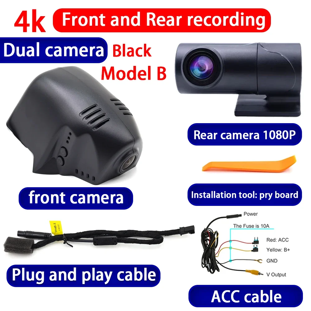 Video Recorder 4K Plug en Play Auto DVR Dash Cam Camera voor Volkswagen VW Golf 7 8 GTI SV Sportsvan Mk7 Mk8 Virtus Polo Sedan