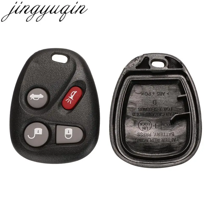 Jingyuqin Remote Car Key Shell Case For Buick Chevrolet Suburban Tahoe TrailBlazer GMC Sierra Yukon Hummer H2 H3 Isuzu Fob