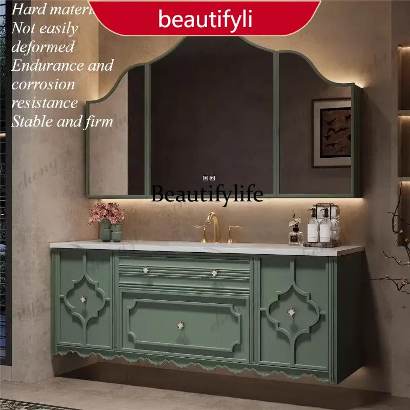 

X188 Design Rustic Modern Bathroom Cabinets Sets Corner European Multifunction Bathroom Cabinets Storage Fancy Combination Furni