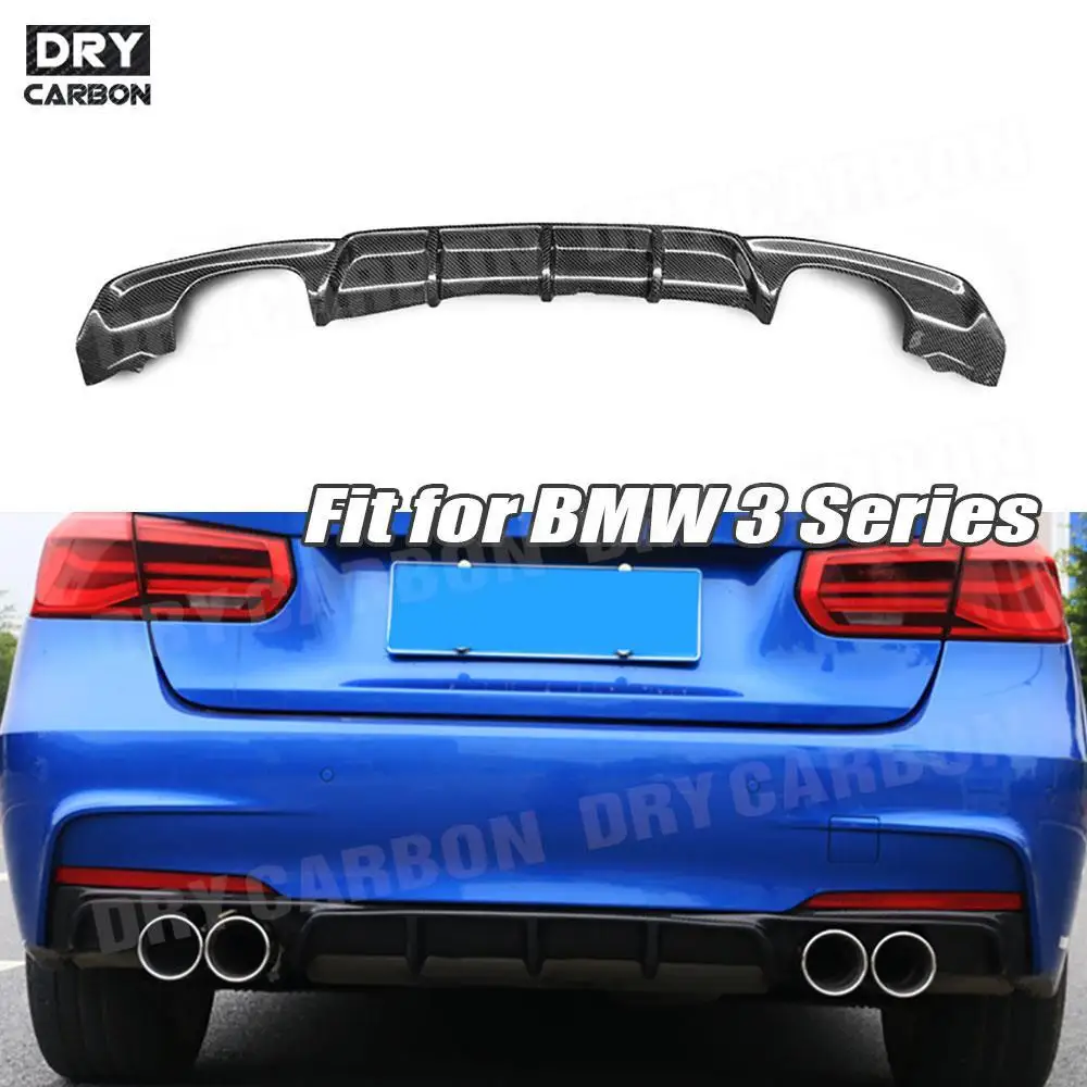 

Carbon Look Rear Bumper Lip Diffuser Spoiler for BMW 3 Series F30 F35 320i 328i M Sport 2012 -2018 Car Accessories