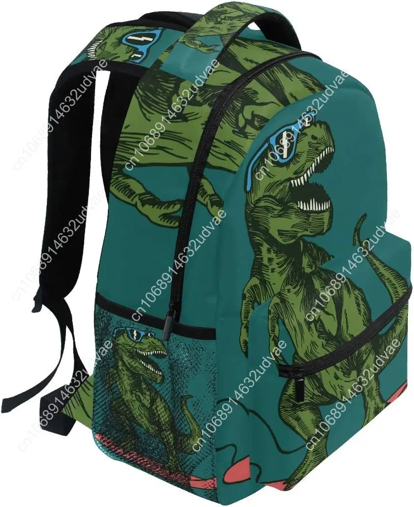 حقيبة ظهر مدرسية على شكل ديناصور للمراهقين والبنات والأولاد حقيبة مدرسية للسفر