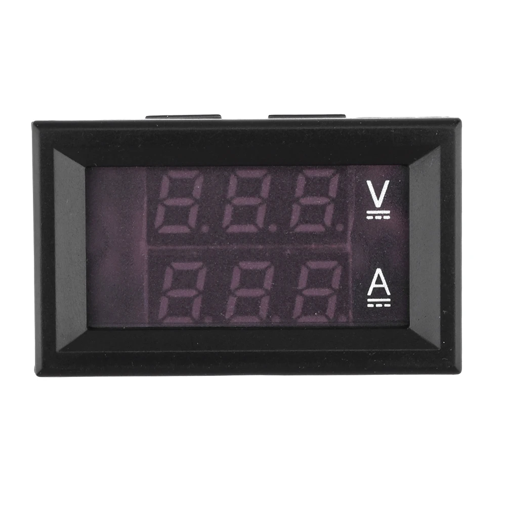 DC 7-100V 50A Digital Voltmeter Ammeter LED Dual Display Voltage Detector Current Meter Panel Amp Volt Gauge 0.28