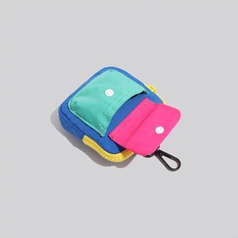 2026 New Colorful Miniature Bag Zippers Closure Portable Coin Holder For Students Outdoor Activities