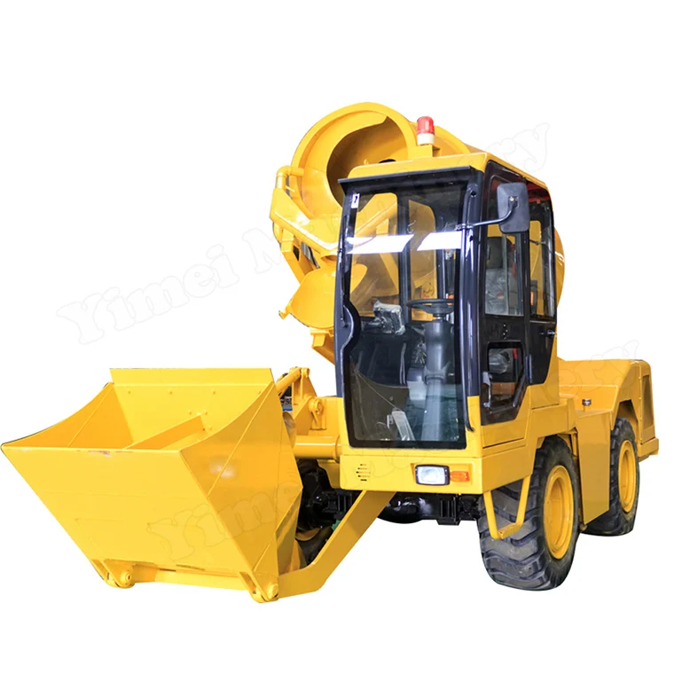 Cheap Price Self-Loading Concrete Mixer Concrete Truck Mobile Concrete Mixer Construction Engineering