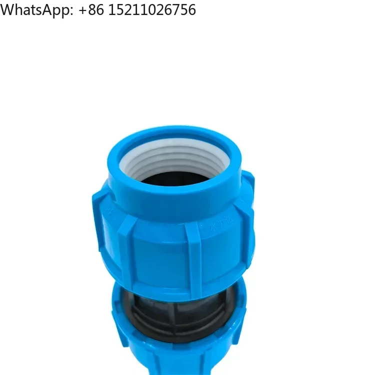 63mm Lotush Factory Irrigation Pe Plumbing Pipe Fitting Material PP Compression Poly Hdpe Coupling Fittings