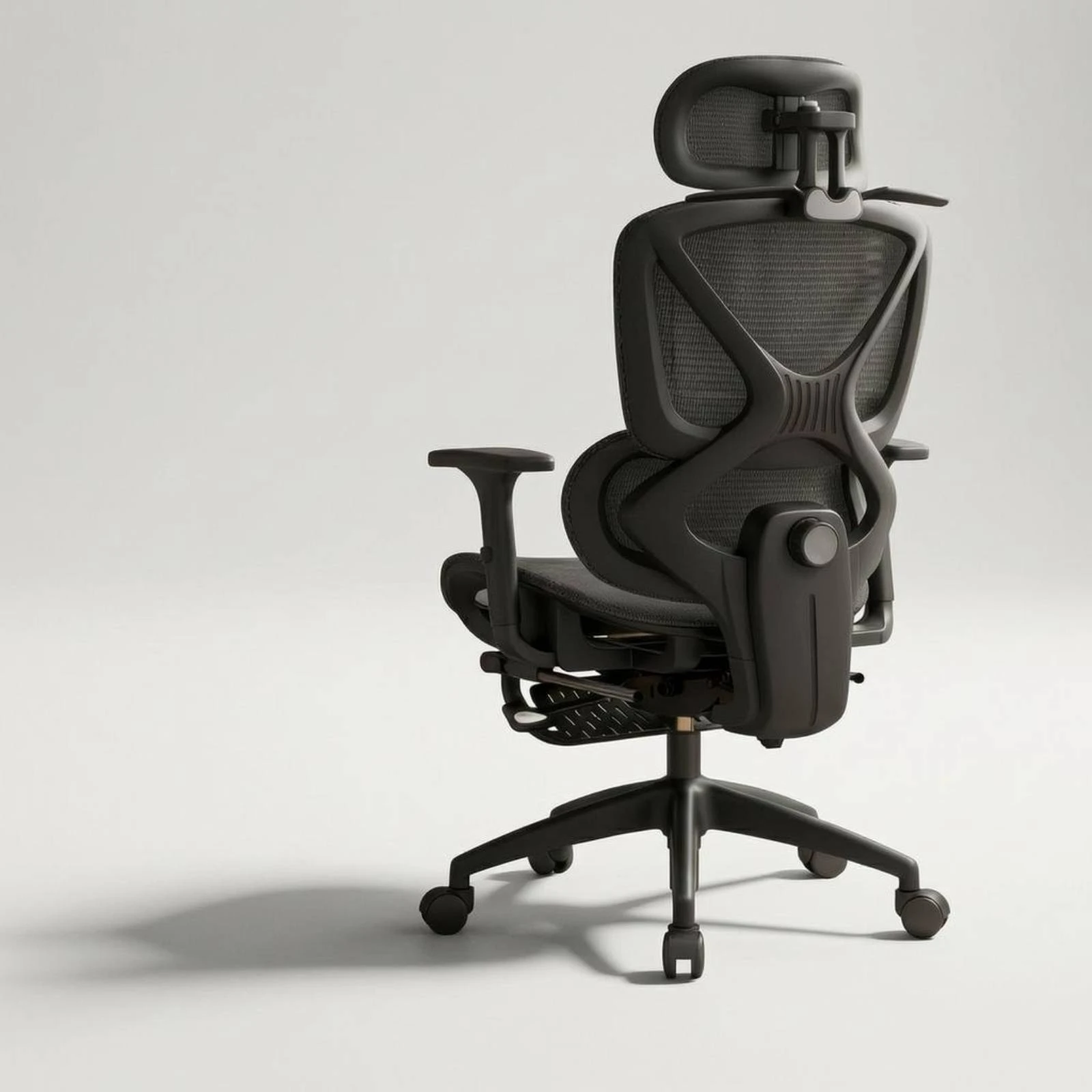 Mesh Office Chair High Back Reclining Ergonomic Work Chair with Adjustable Headrest for Executive Office Furniture view 5