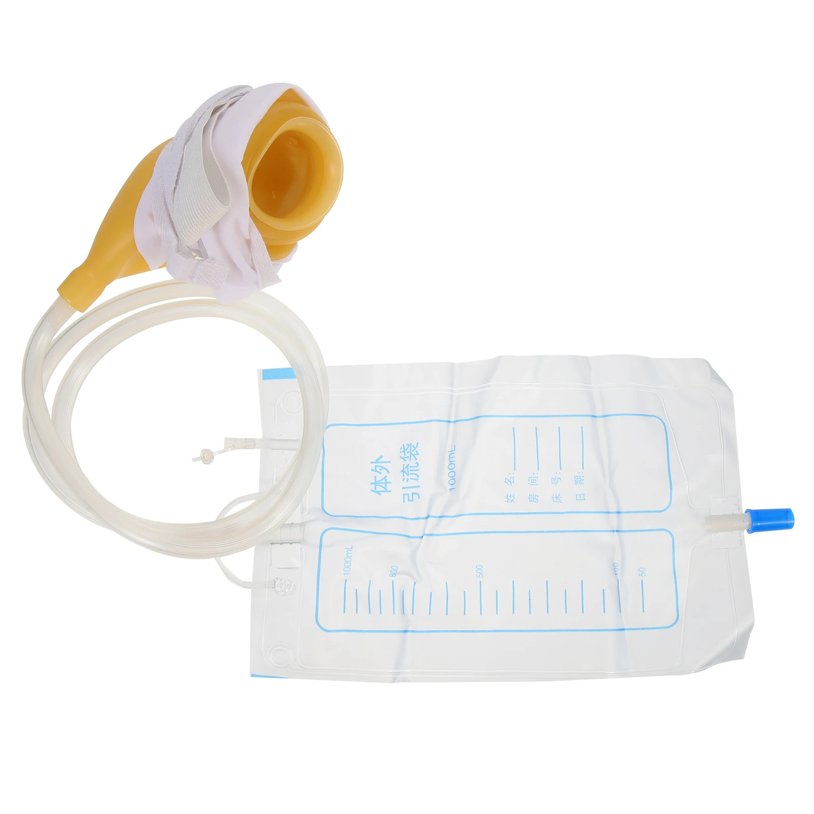 

Portable Urine Bags for Men Hospital Elder Wearable Large Capacity Durable Plastic Latex Patient Collection System