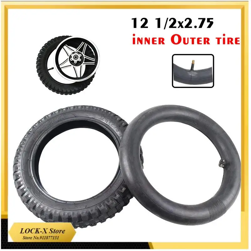 12 Zoll 12 1/2X2,75 Reifen 12,5 x 2,75 Außenreifen oder Schlauch für 49 cc Motorrad Mini Dirt Bike MX350 MX400 Rollerrad