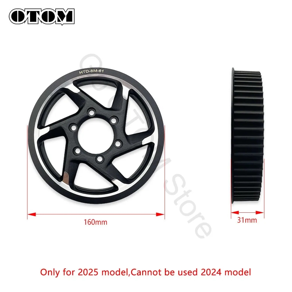 OTOM For Surron Ultra Bee Motorcycle Midshaft Primary Drive Rear Pulley Front Sprocket Mid Shaft SUR-RON UltraBee 2025 Bike Part