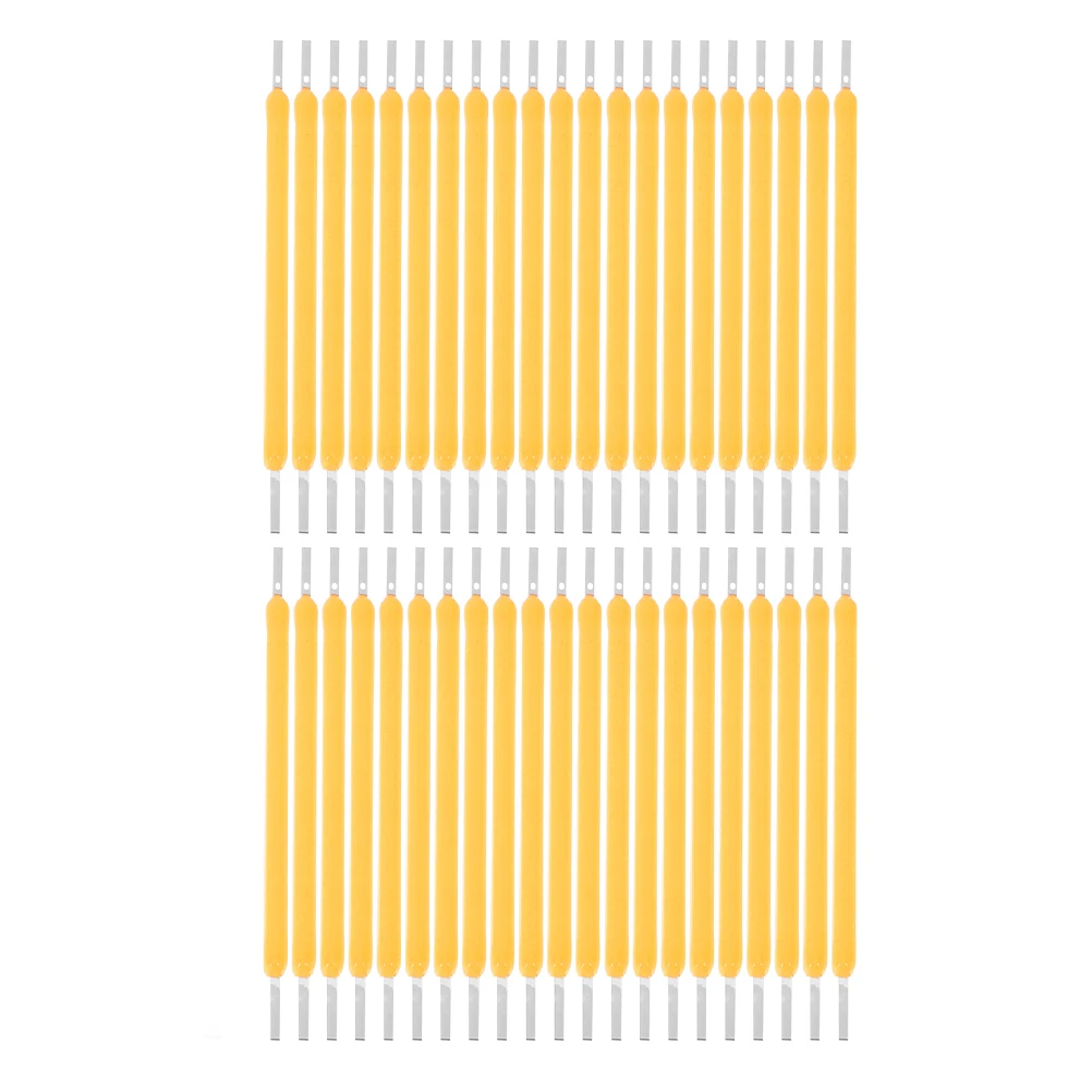 

50pcs LED Parts 3V 38mm 120mA Warm Light Bulb Diode Repair Supply Hard Lamp Accessories LED Bulb Replacement